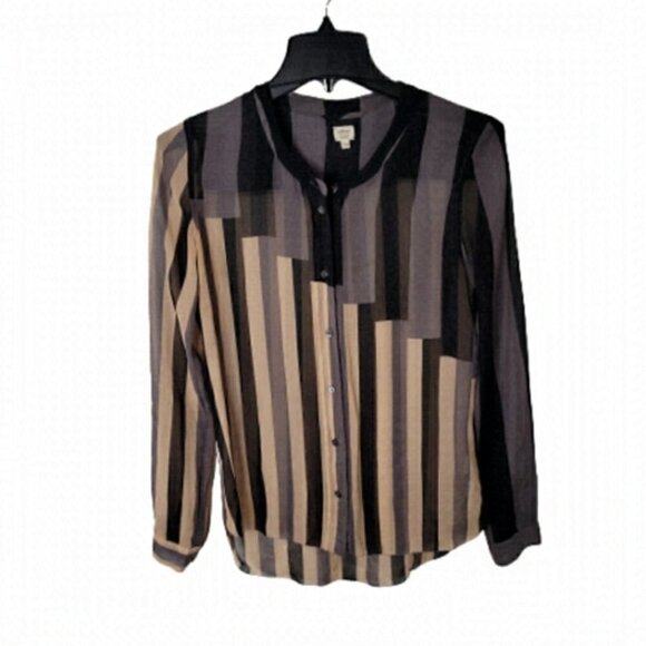 Wilfred Aritzia Silk sheer blouse - Picture 1 of 4